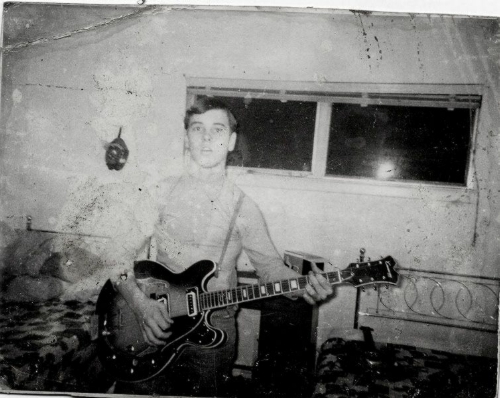 Barry and first guitar@ 1968